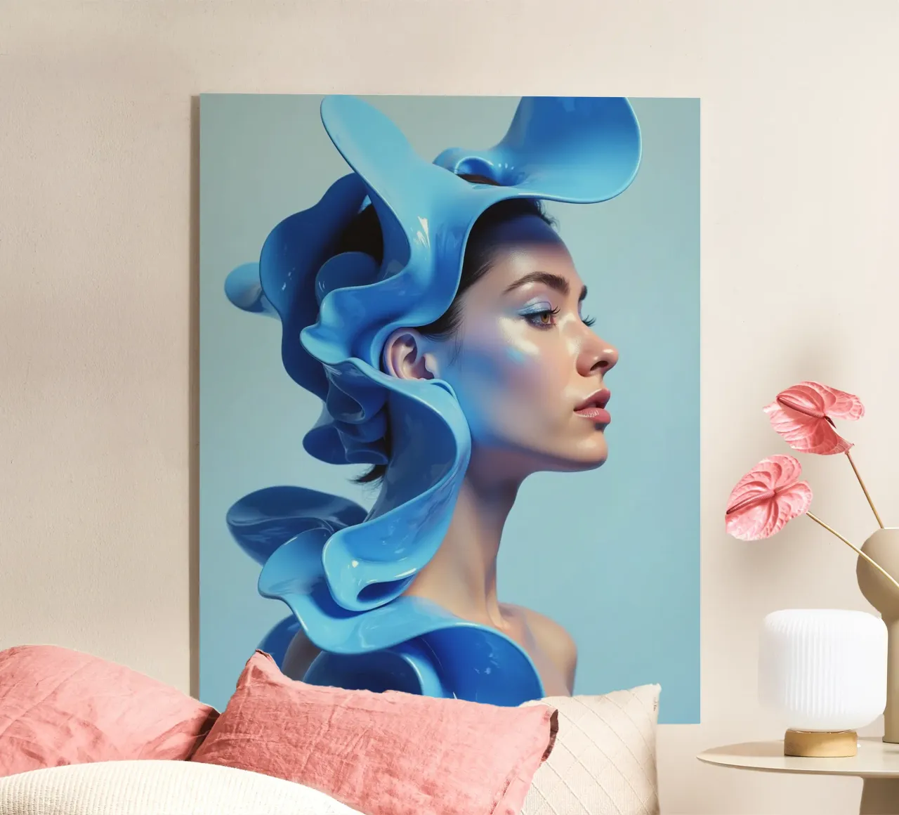 Risveglio blu plexiglass da Visiophia