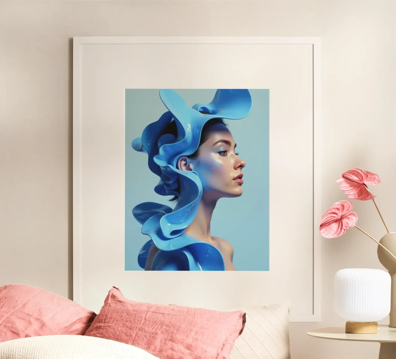 Risveglio blu poster da Visiophia