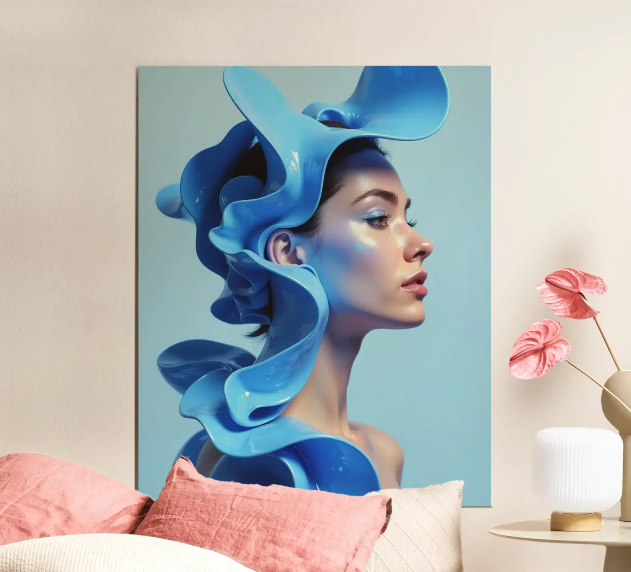 Risveglio blu poster da Visiophia