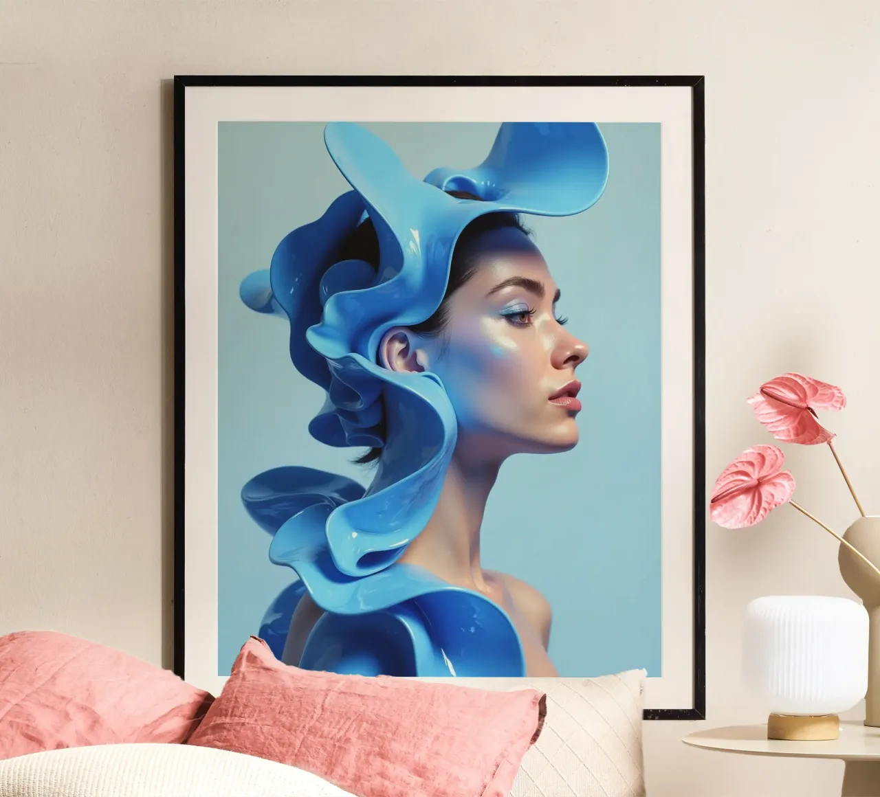 Risveglio blu poster da Visiophia