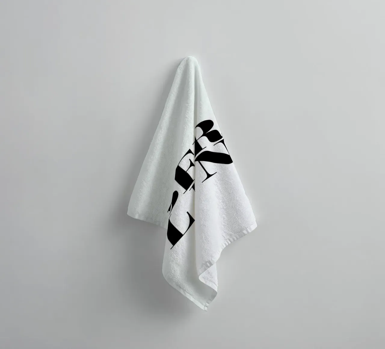 Berlin Typography towel by Ayleen