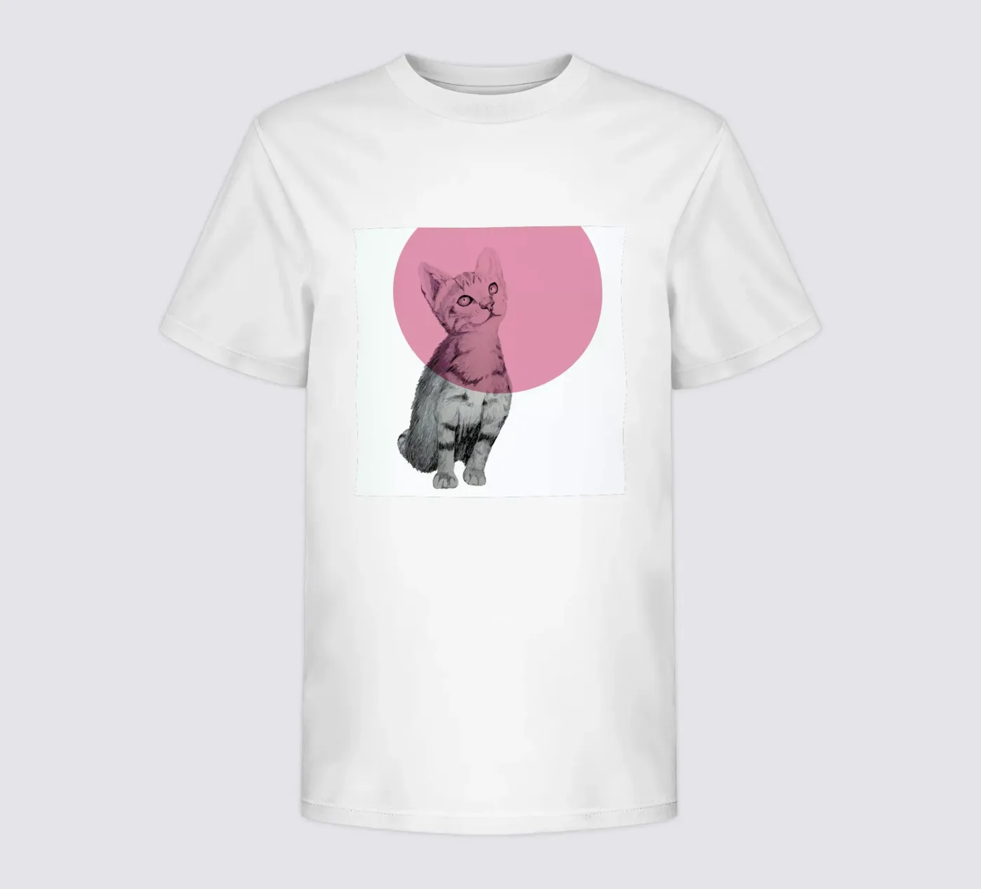 Cat kinder t-shirt van Morgan Kendall