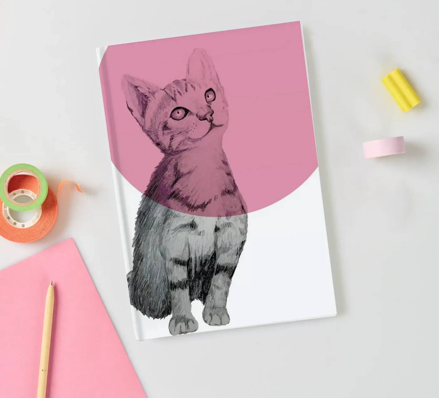 Cat notebook by Morgan Kendall