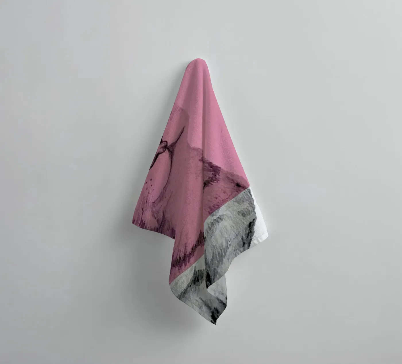 Cat towel by Morgan Kendall