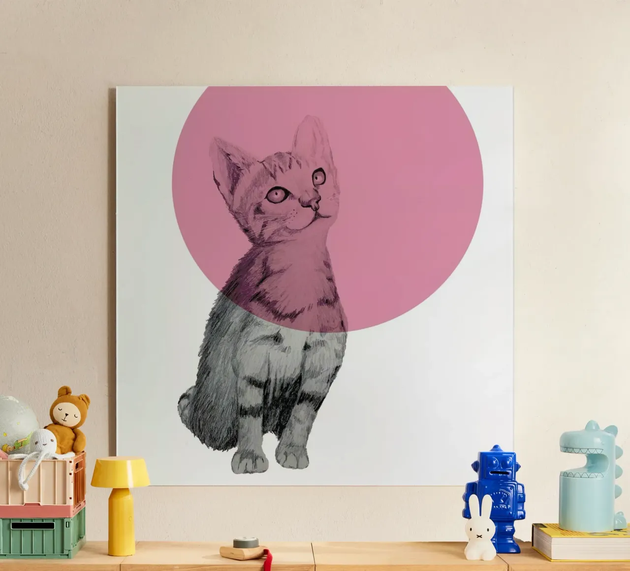 Cat plexiglass da Morgan Kendall