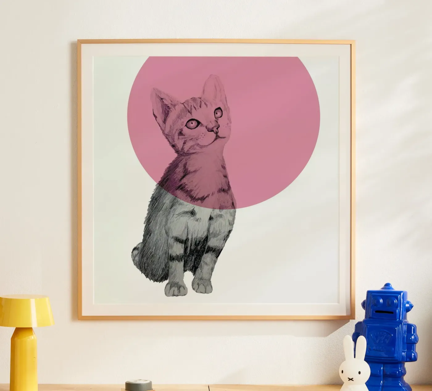 Cat poster by Morgan Kendall
