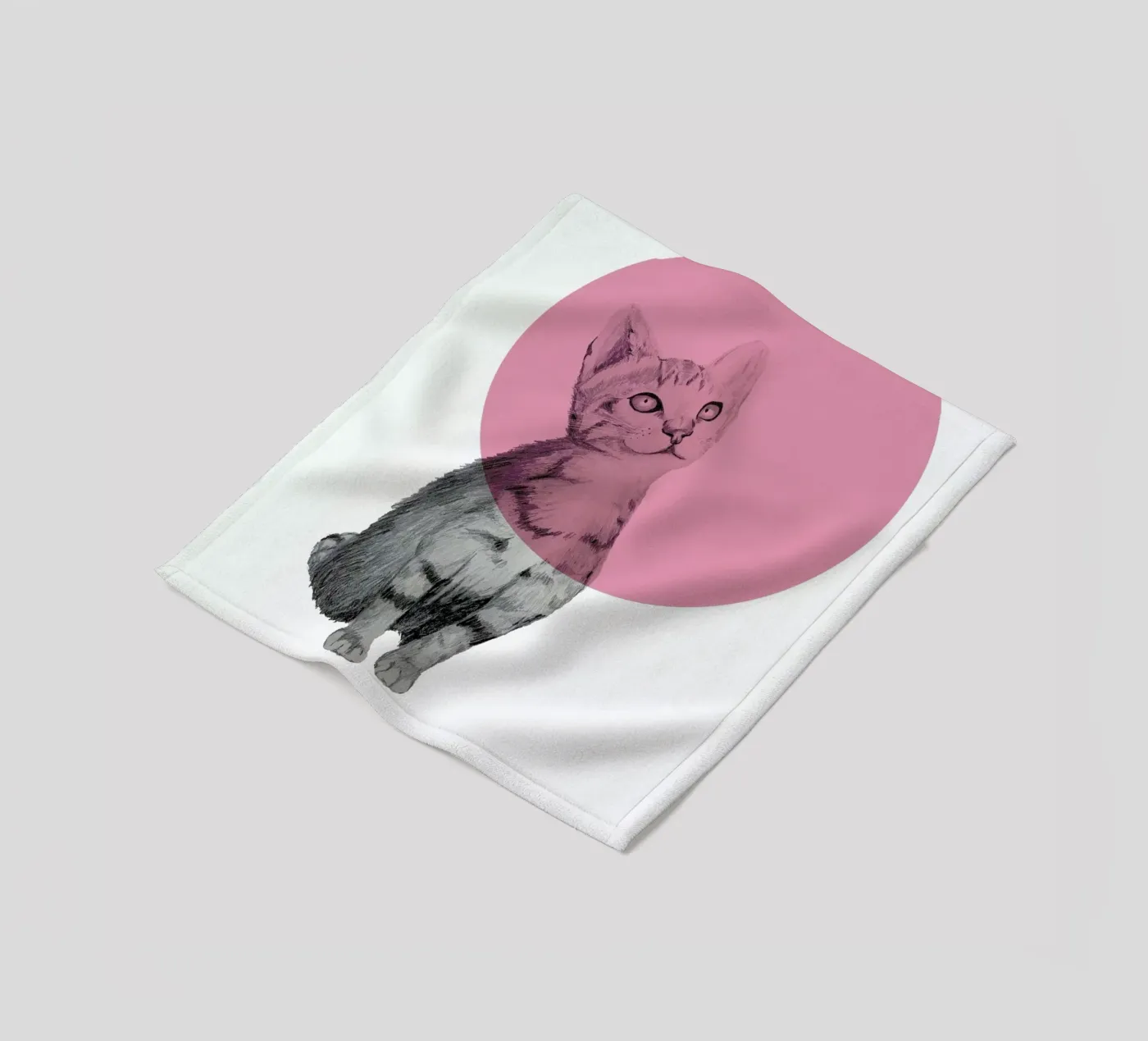 Cat Fleecedecke von Morgan Kendall