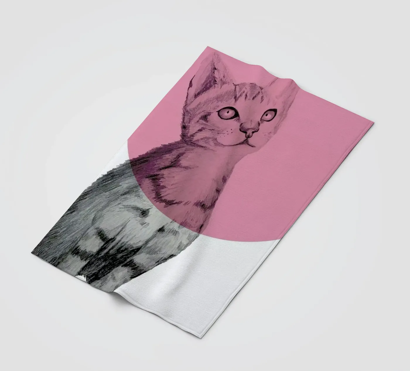 Cat Fleecedecke von Morgan Kendall