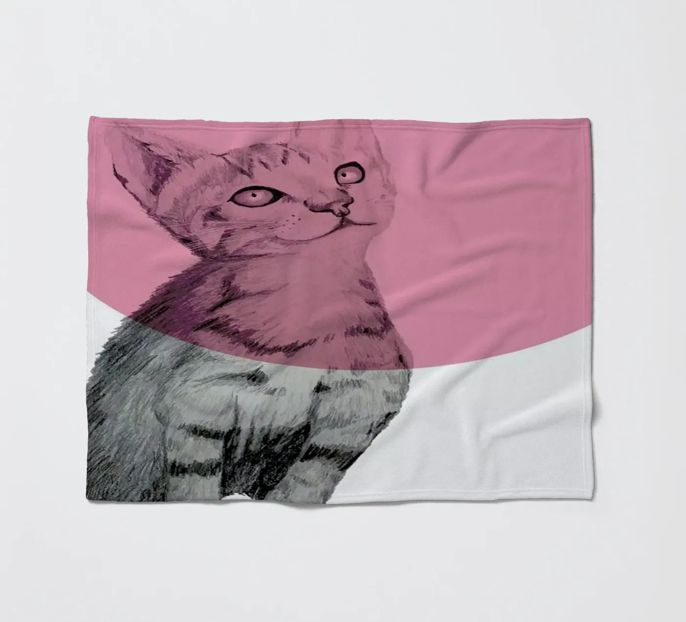 Cat Fleecedecke von Morgan Kendall