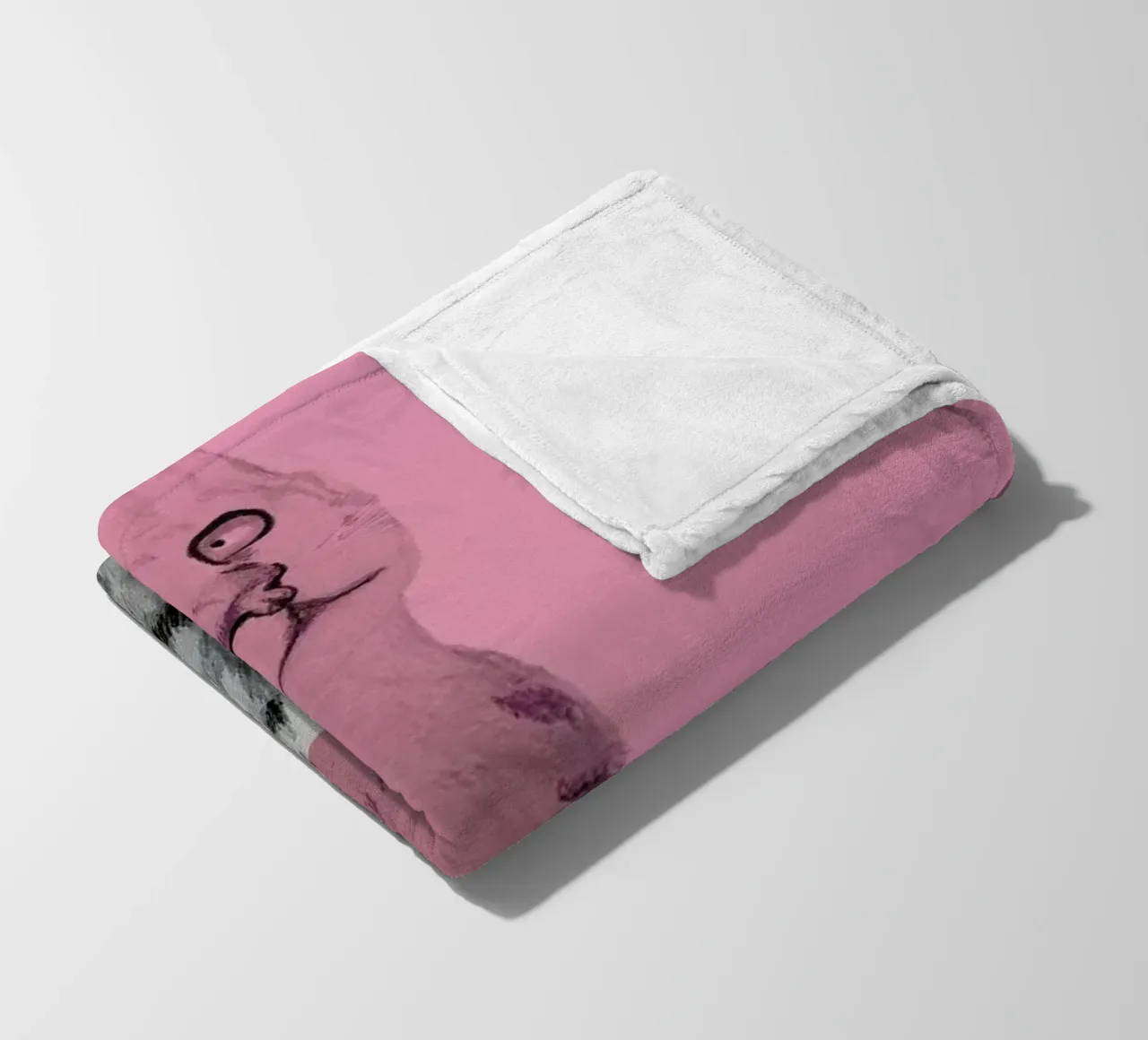 Cat fleece blanket by Morgan Kendall