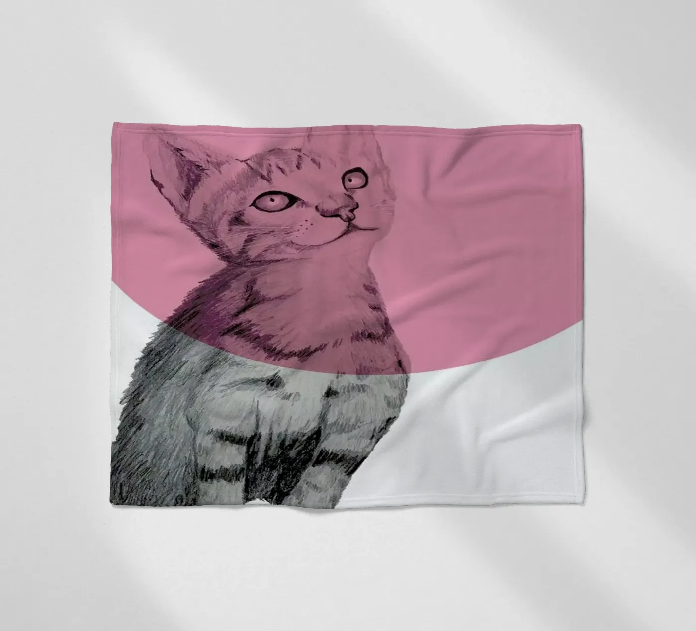 Cat Fleecedecke von Morgan Kendall