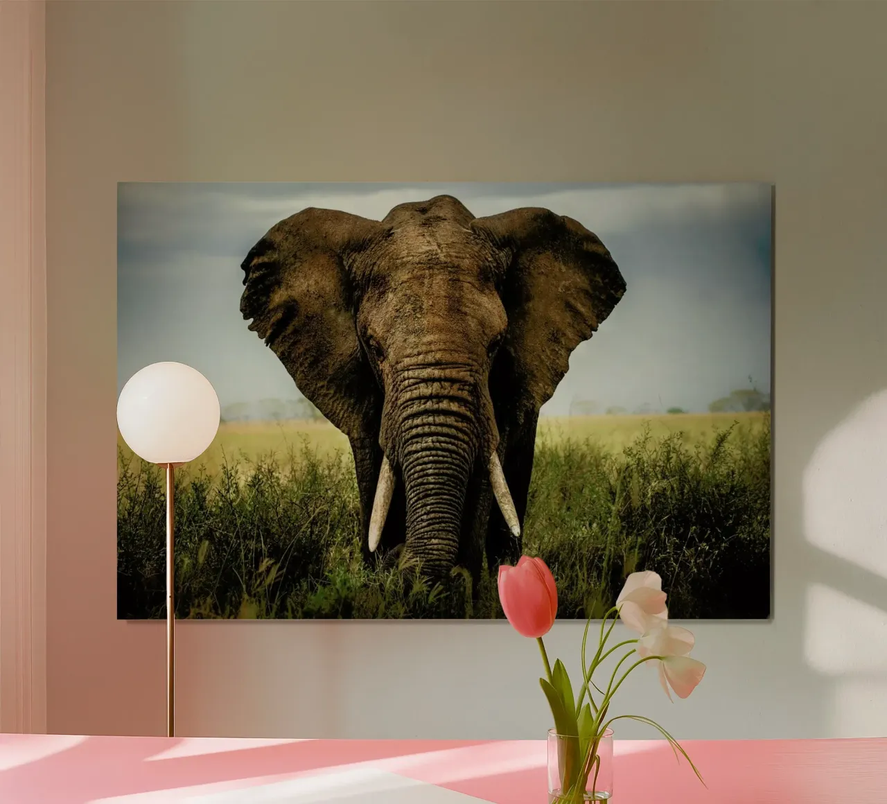 Encounters in Serengeti - Alberto Ghizzi Panizza carta hahnemühle da Pictufy
