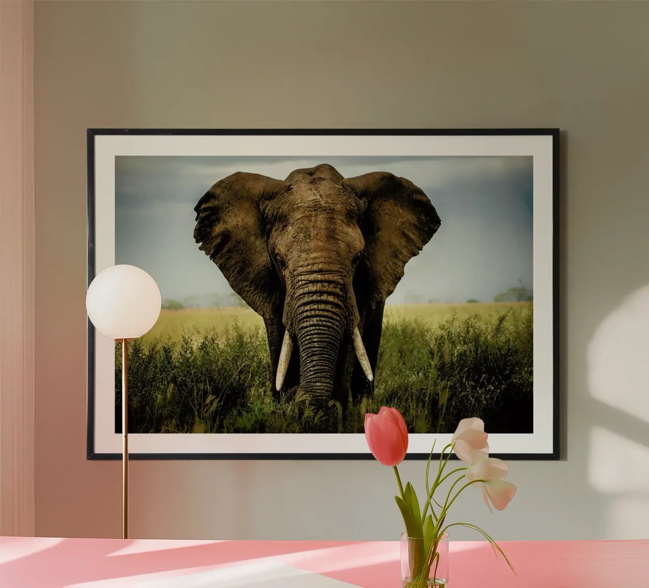Encounters in Serengeti - Alberto Ghizzi Panizza carta hahnemühle da Pictufy