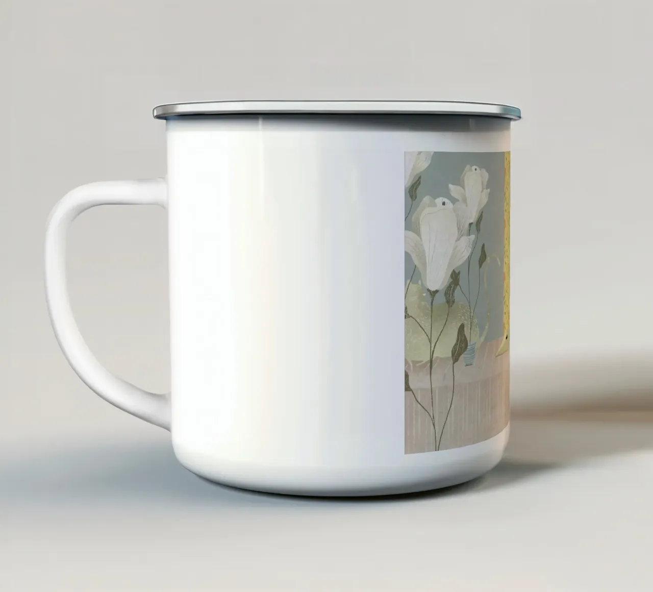 Love Mail tazza in smalto da Amalia Restrepo