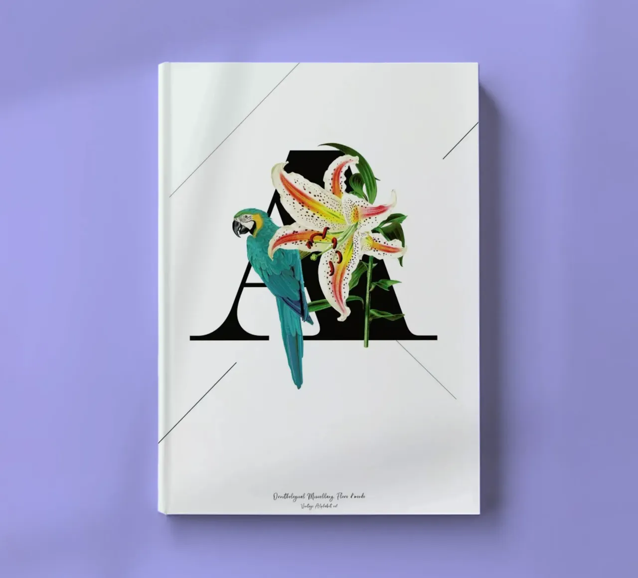 Botanical Alphabet - A Notizbuch von Froilein Juno