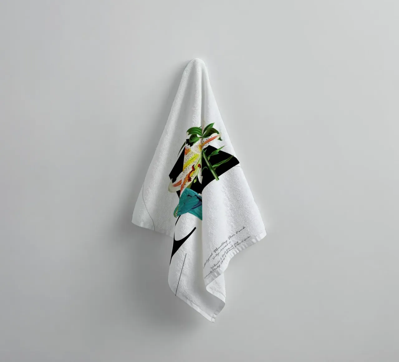 Botanical Alphabet - A toalla de baño de Froilein Juno