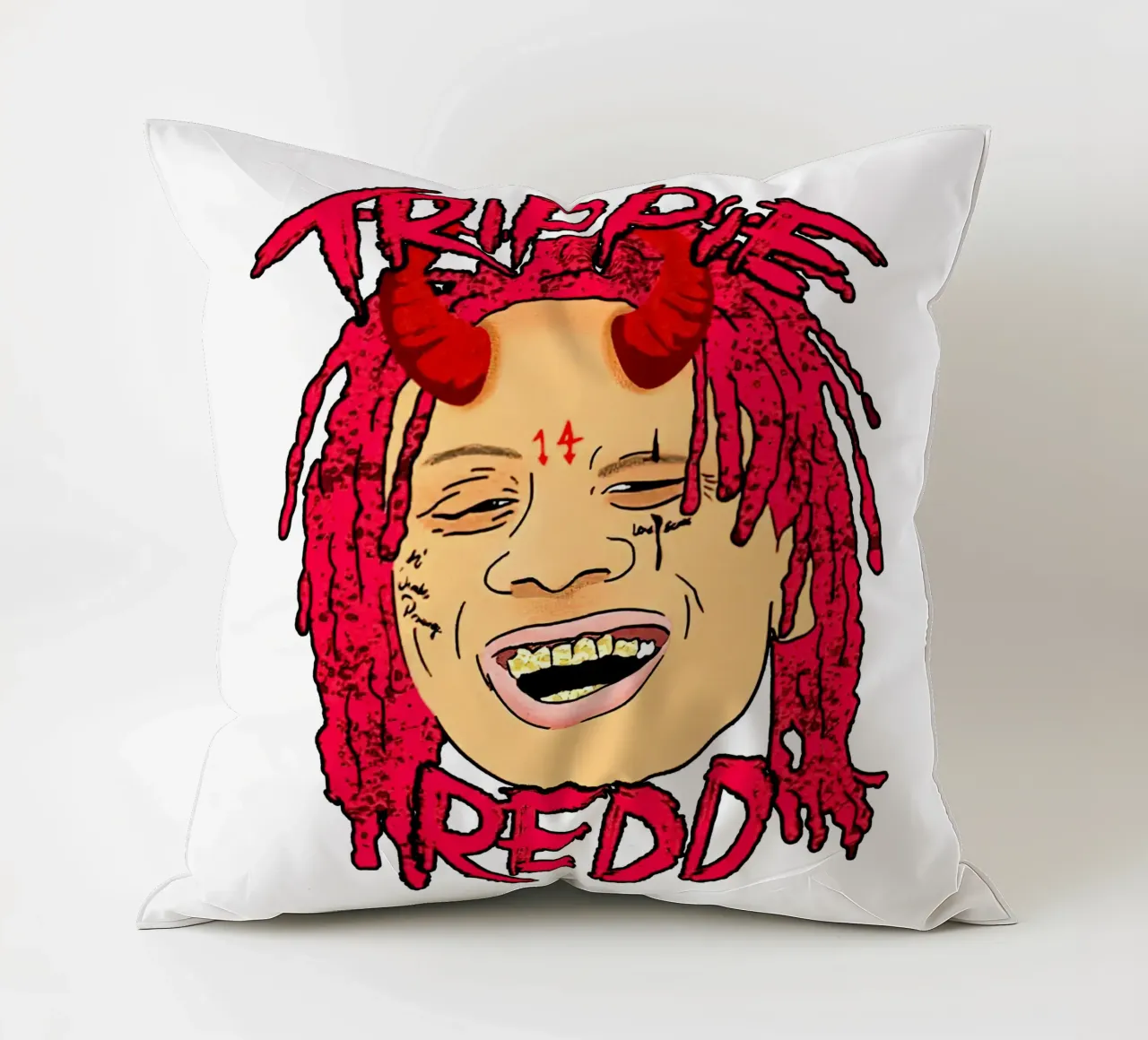 Trippie Redd Devil cuscino da carswick