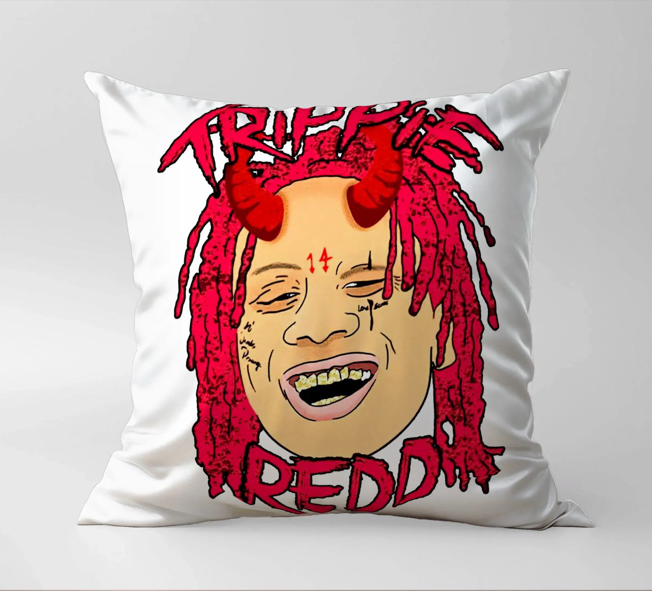 Trippie Redd Devil cuscino da carswick
