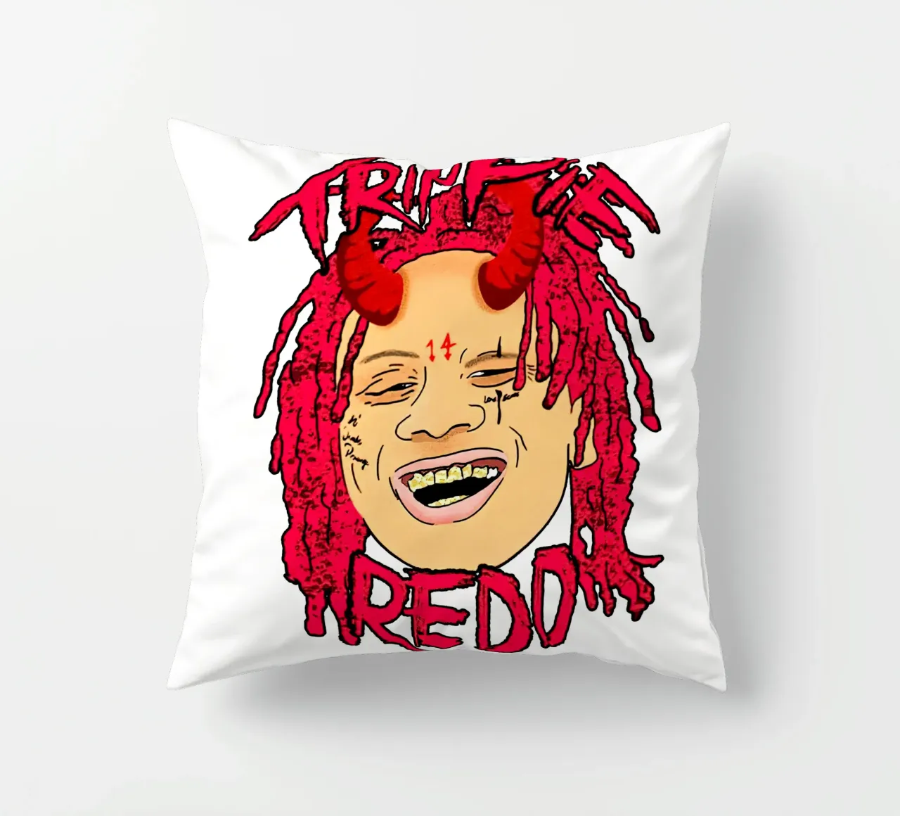 Trippie Redd Devil cuscino da carswick
