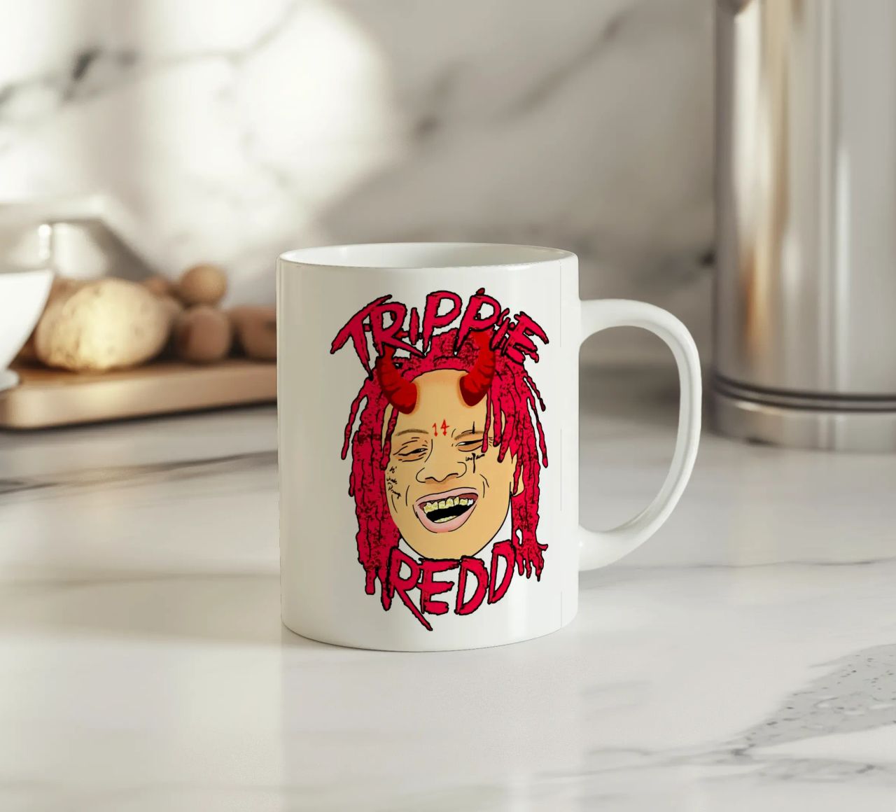 Trippie Redd Devil tazza in ceramica da carswick
