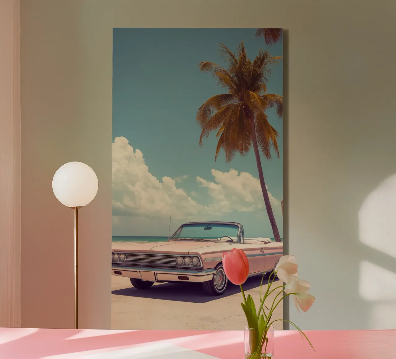 Cruisin’ into the Sixties canvas by Visiophia