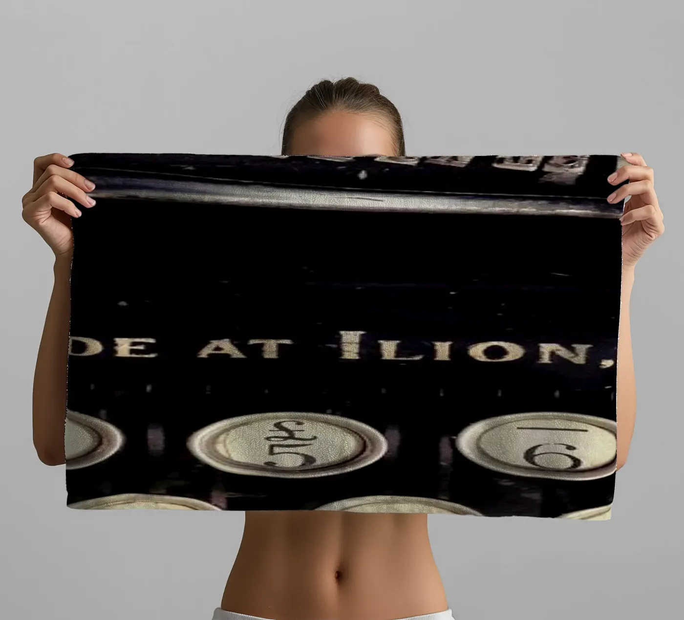 Tab Stop Set badhanddoek van Ballack Art House