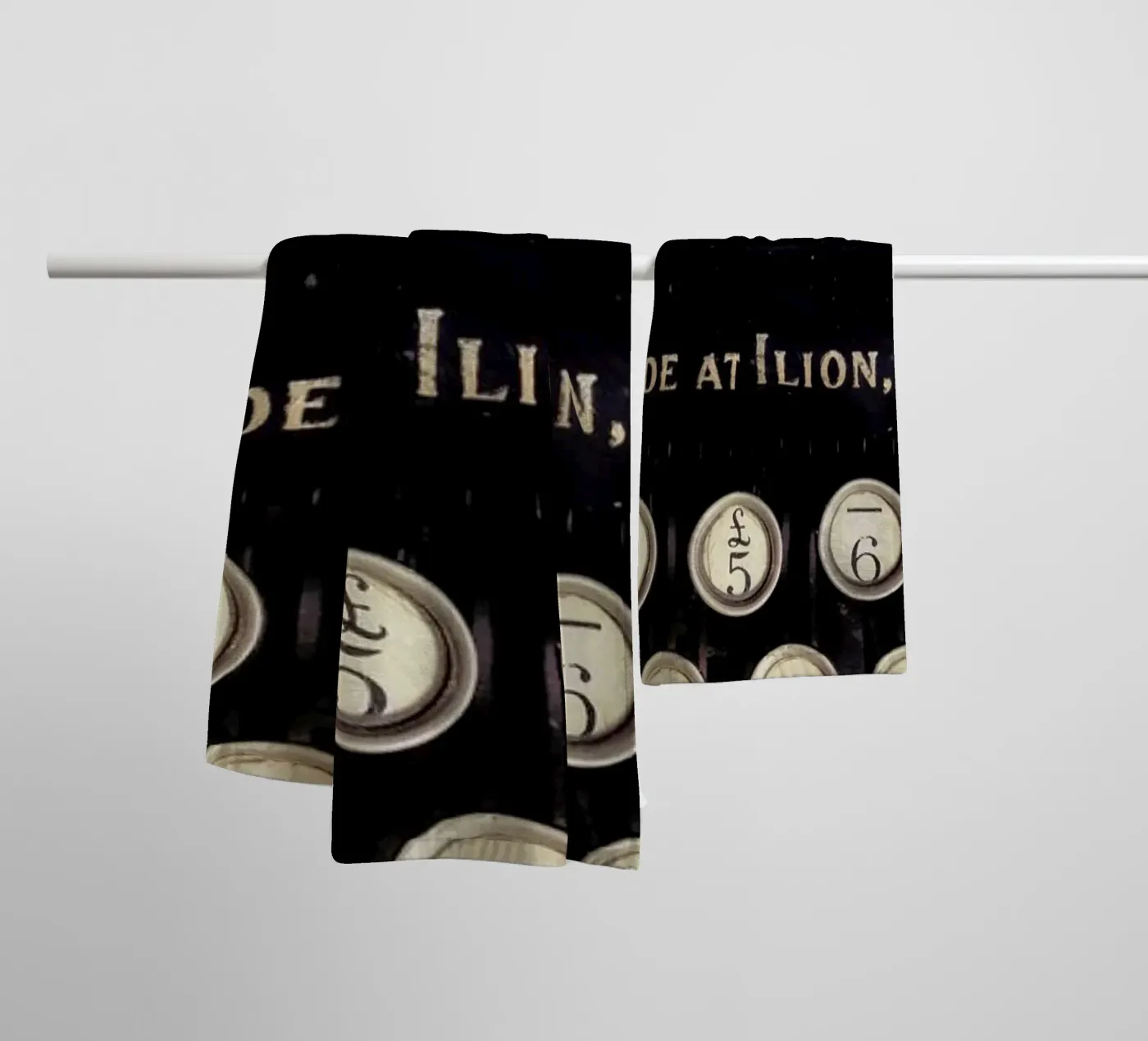 Tab Stop Set badhanddoek van Ballack Art House