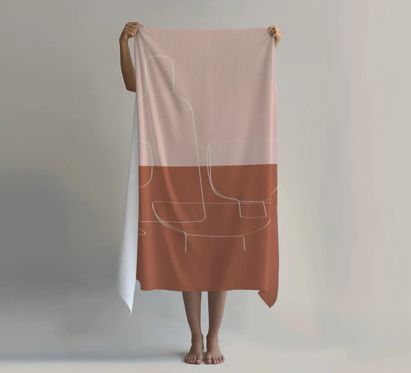 Tableware beach towel by The Native State