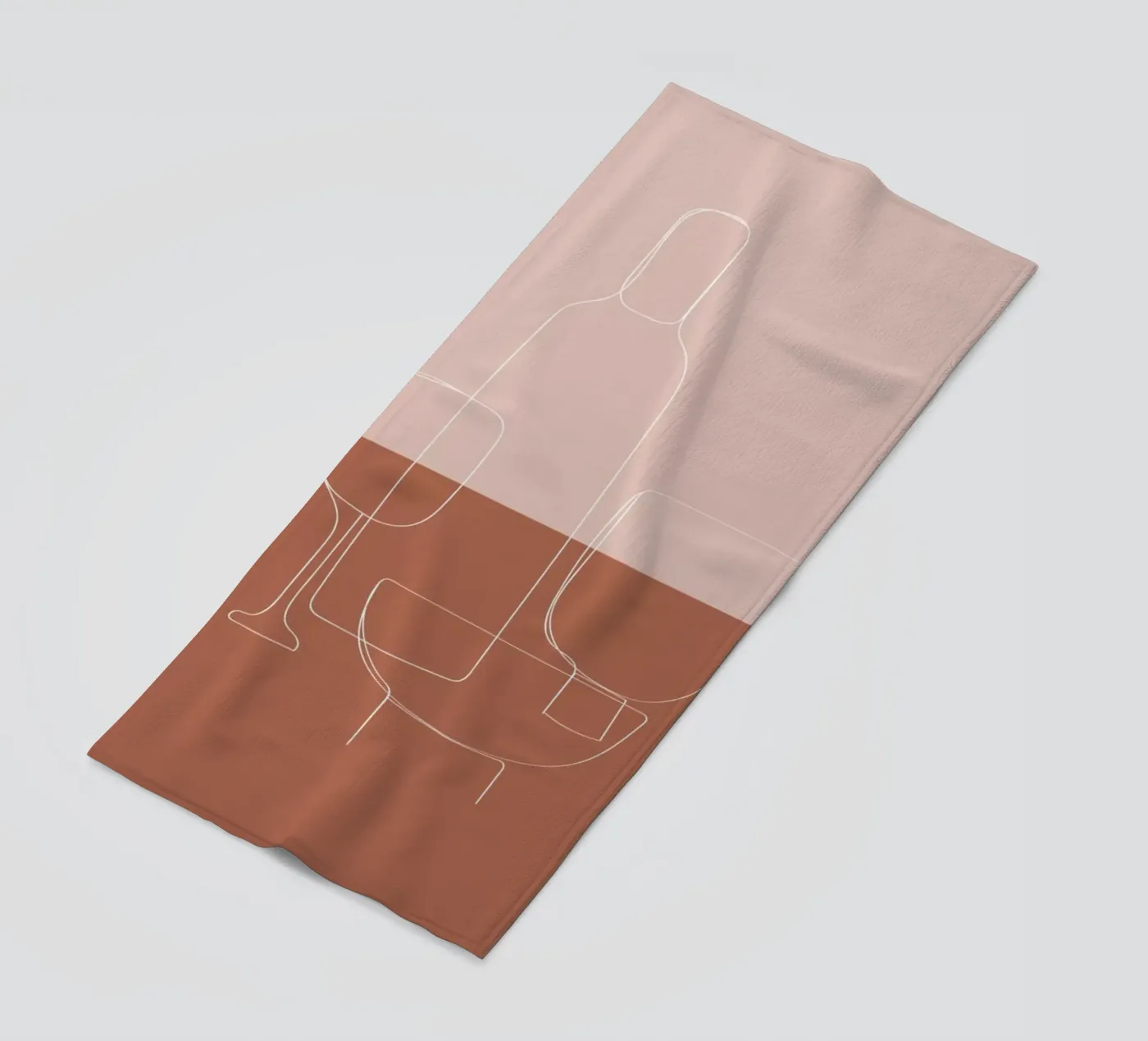 Tableware beach towel by The Native State