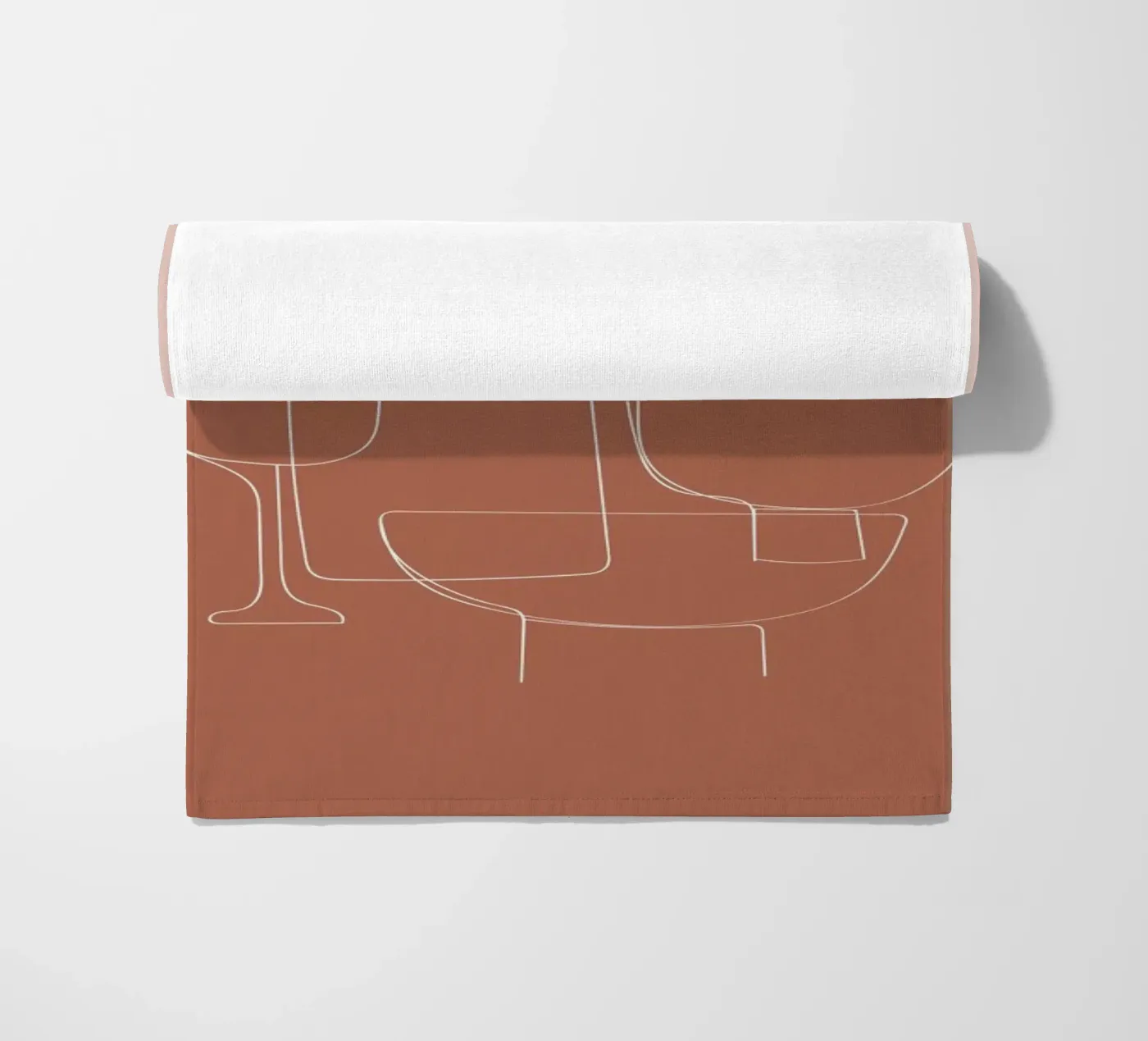Tableware beach towel by The Native State