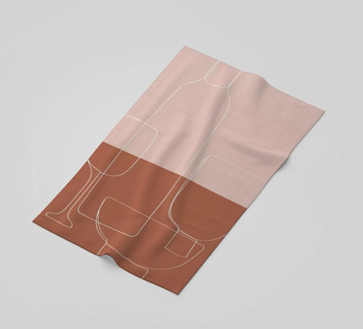 Tableware beach towel by The Native State