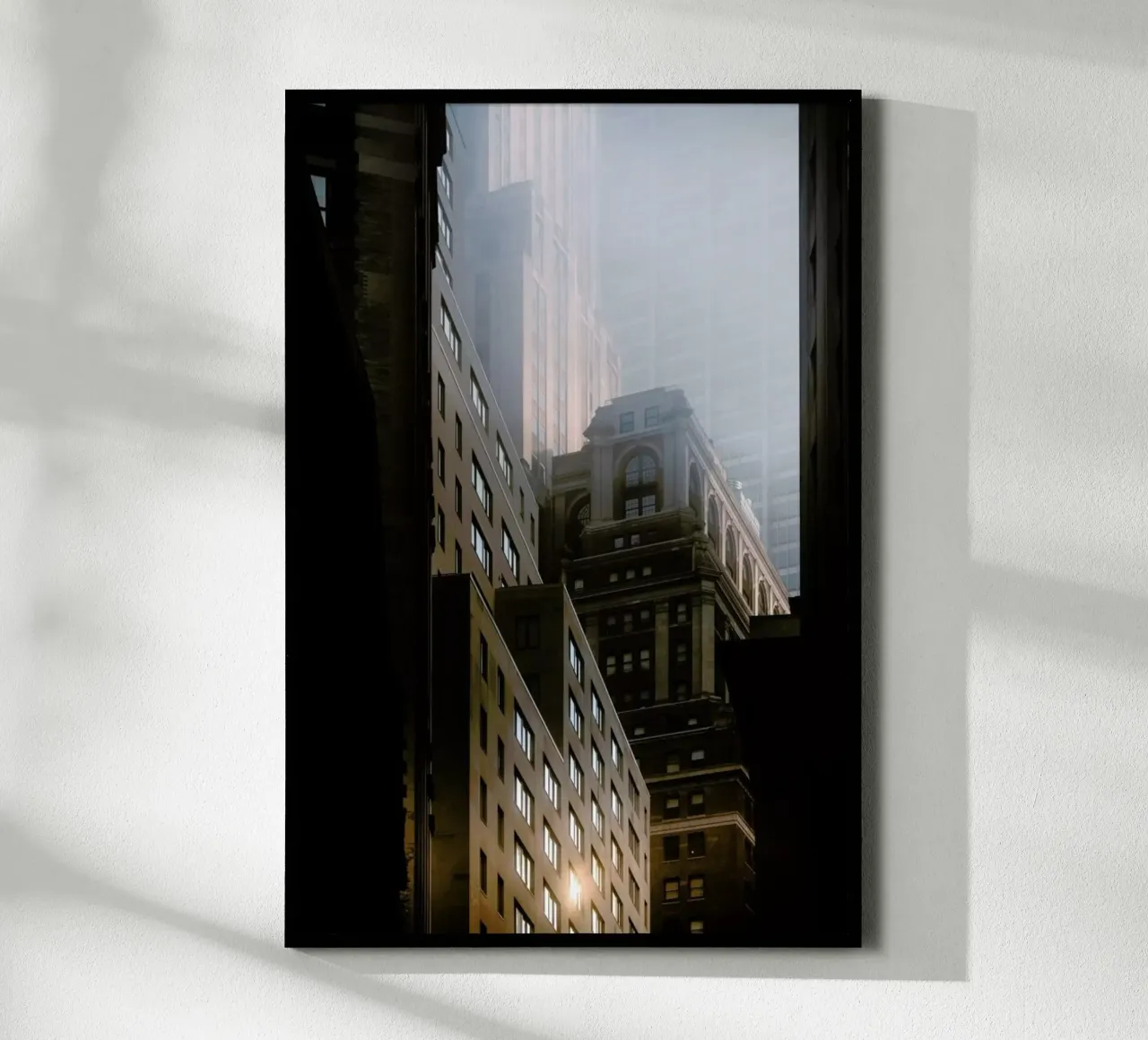 Manhattan Morning poster con telaio in plastica da Cordula Schaefer