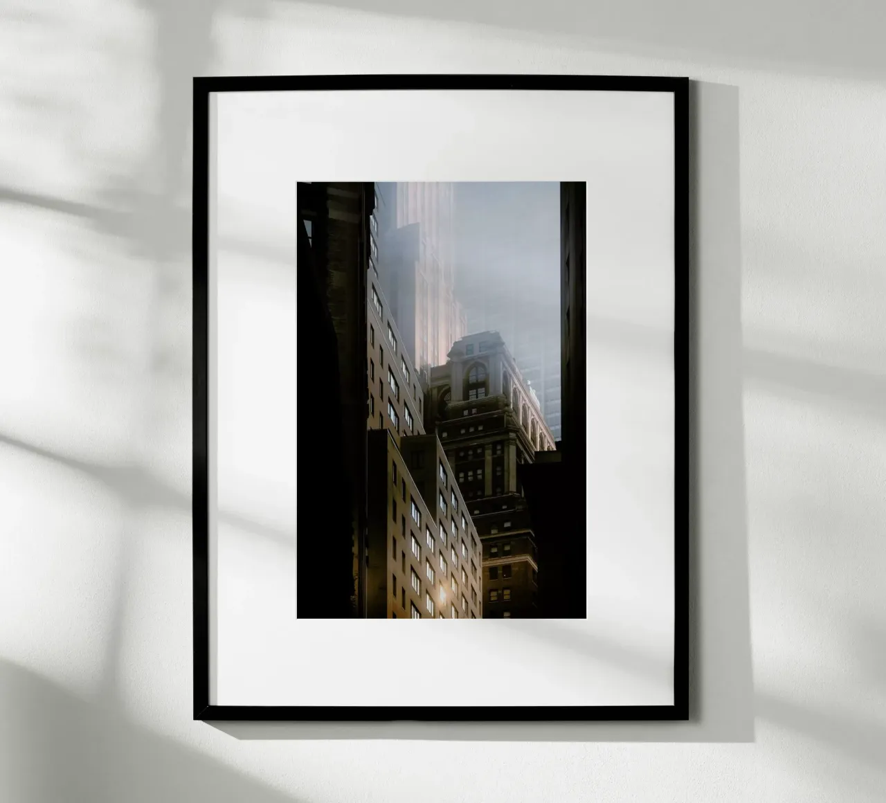 Manhattan Morning poster con telaio in plastica da Cordula Schaefer
