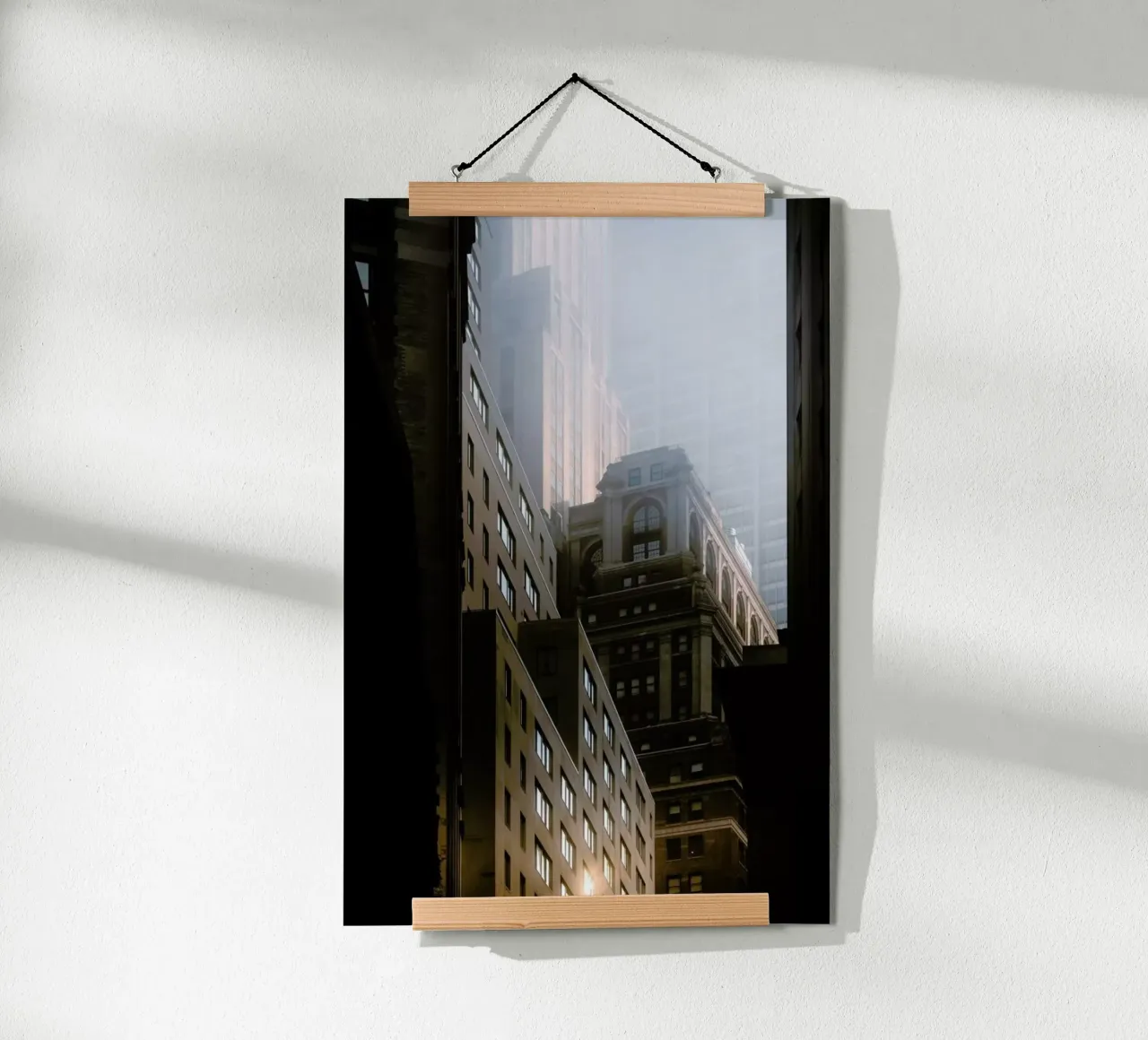 Manhattan Morning poster con telaio in plastica da Cordula Schaefer