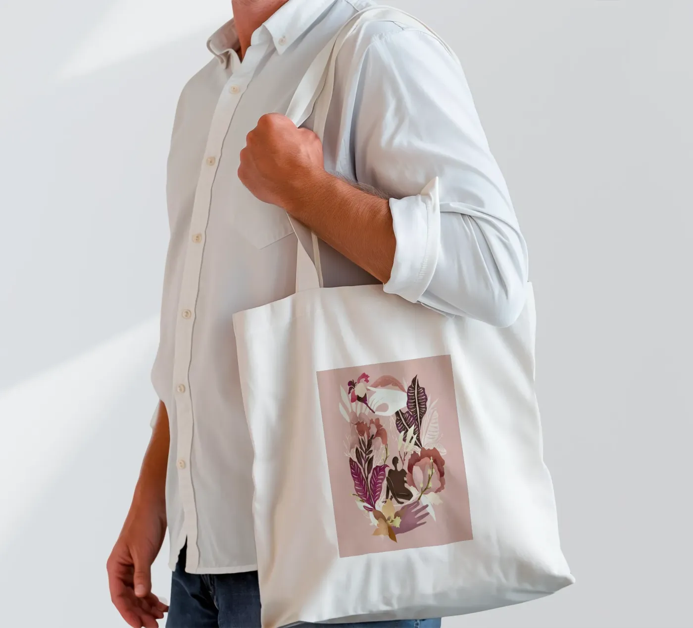 Spring tote bag by Amalia Restrepo
