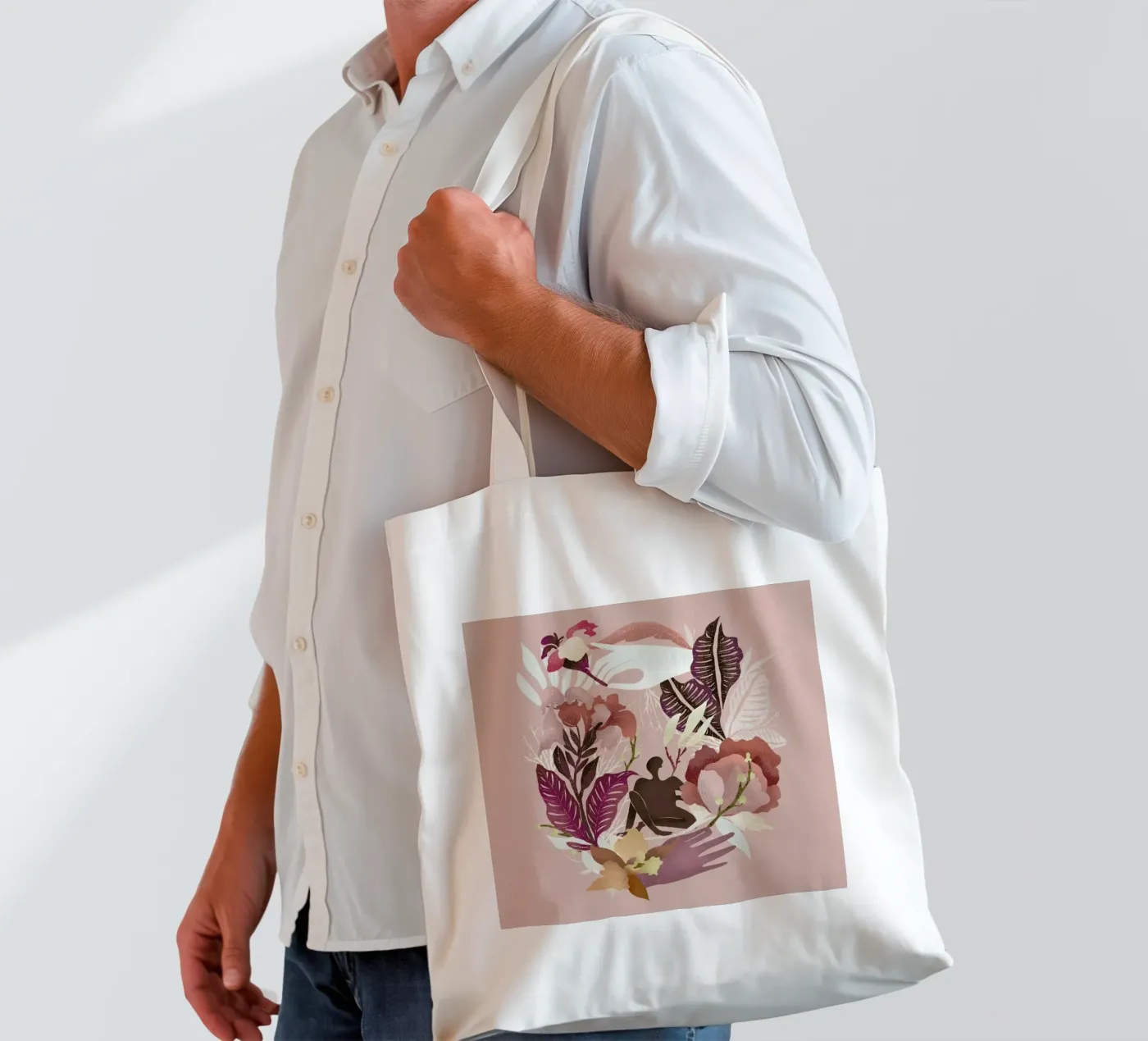 Spring tote bag by Amalia Restrepo