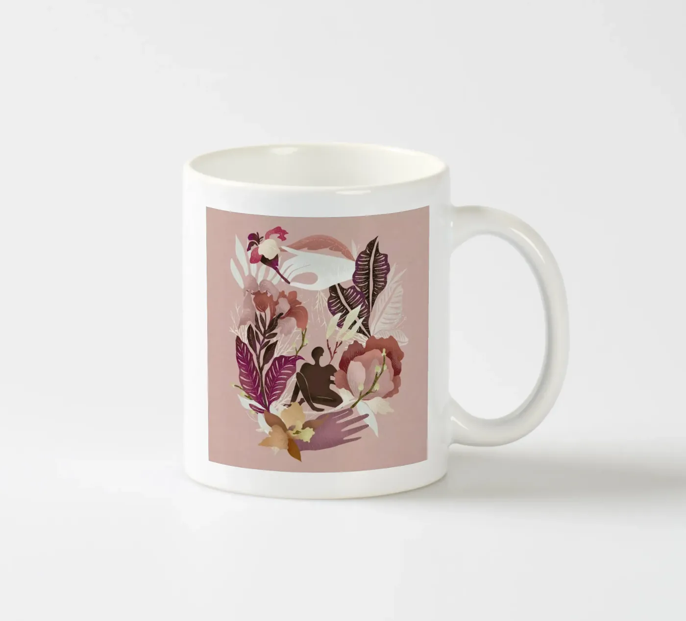 Spring ceramic mug by Amalia Restrepo