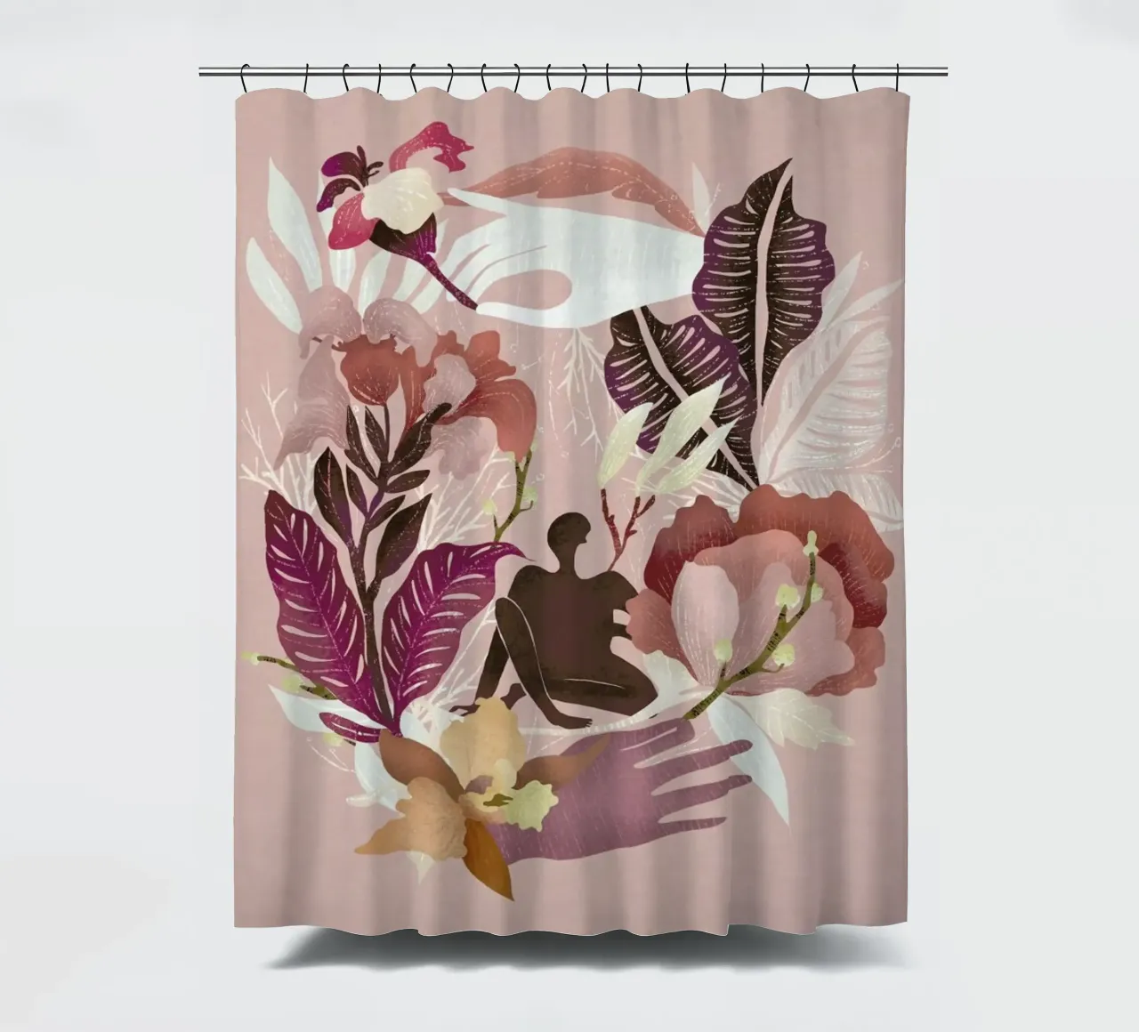 Spring douchegordijn van Amalia Restrepo