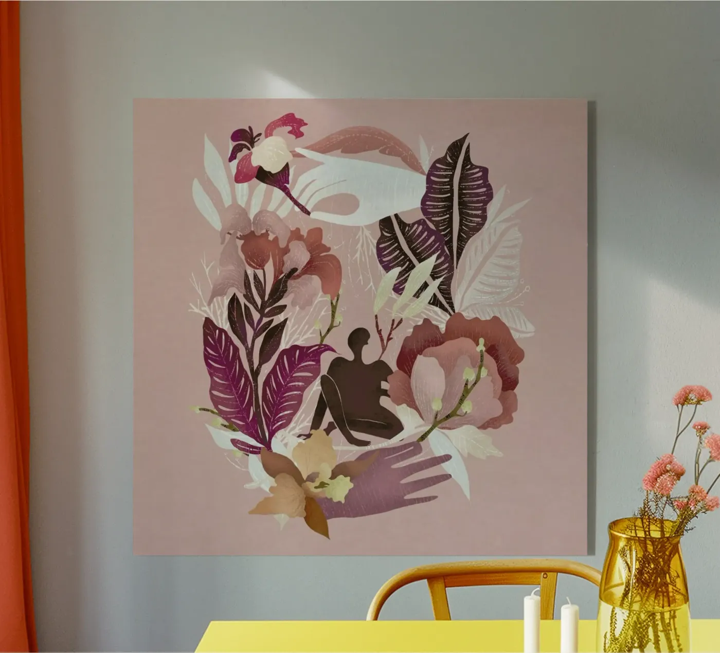 Spring Acryl-Glas von Amalia Restrepo