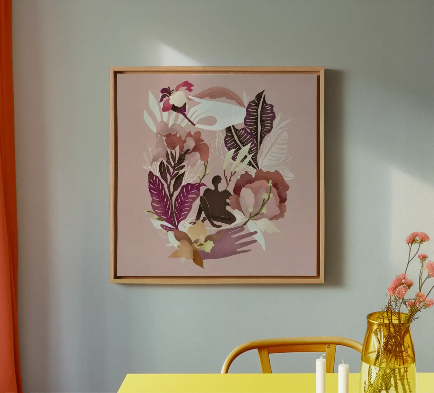 Spring tela da Amalia Restrepo