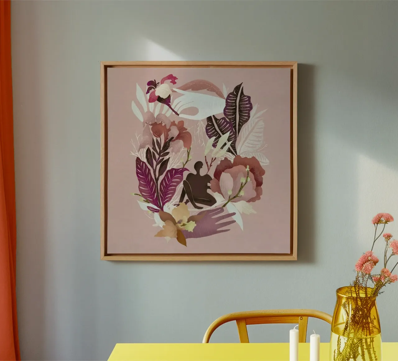 Spring tela da Amalia Restrepo