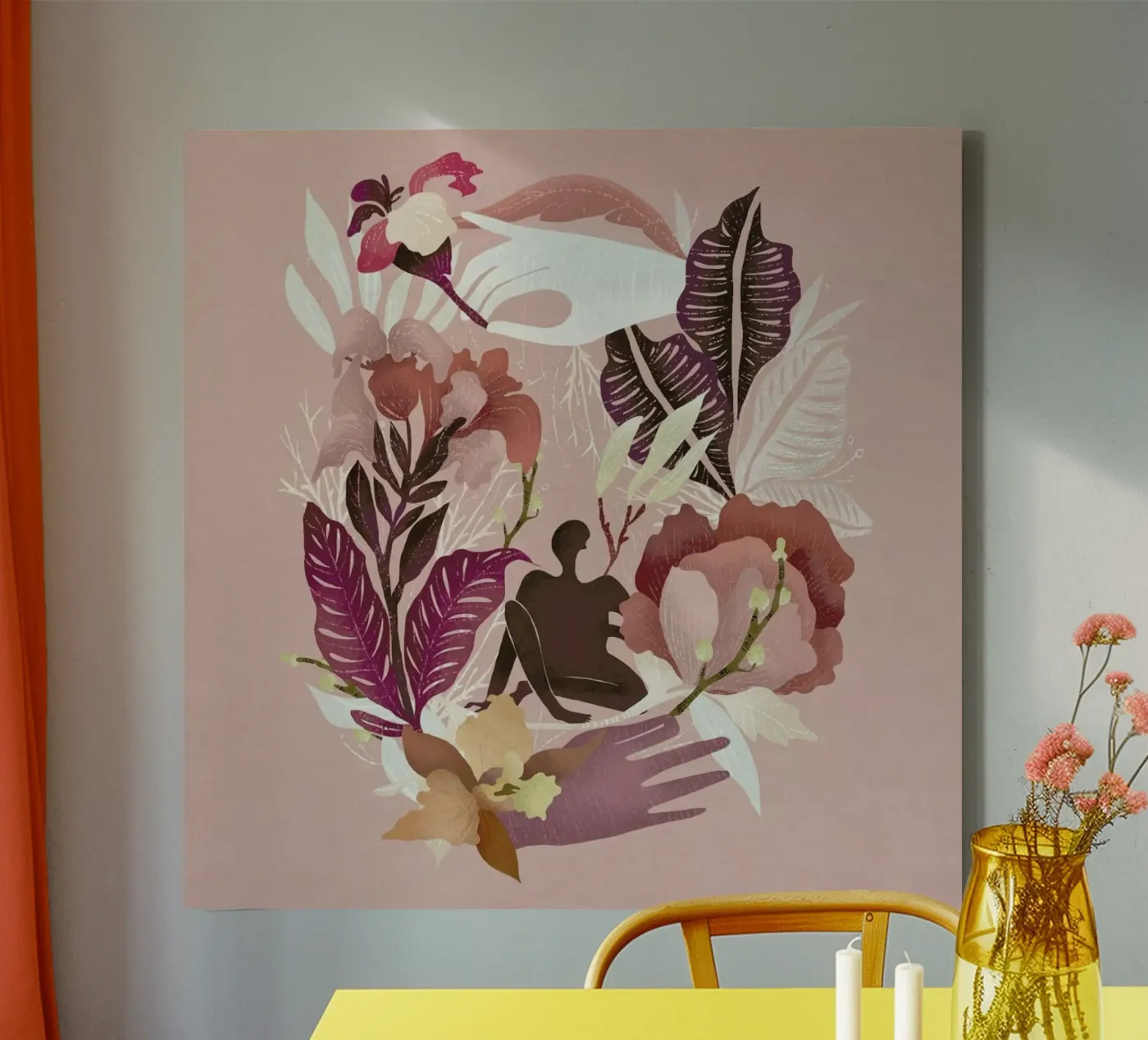 Spring tela da Amalia Restrepo