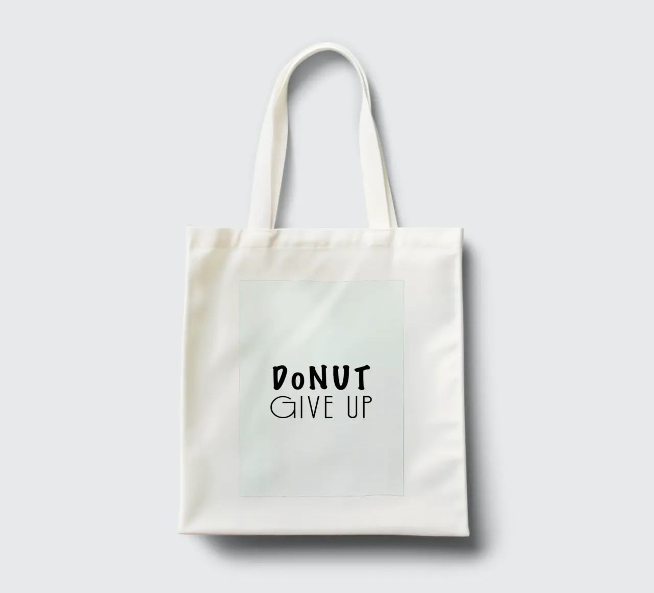 DONUT GIVE UP borsa in juta da Ayleen