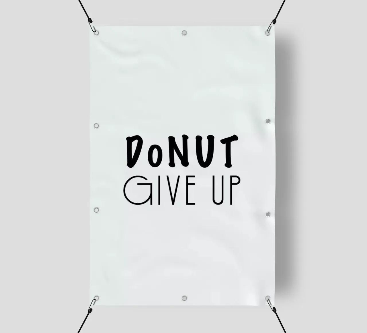 DONUT GIVE UP telo in pvc da Ayleen