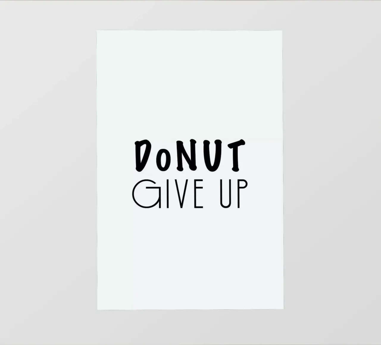 DONUT GIVE UP telo in pvc da Ayleen