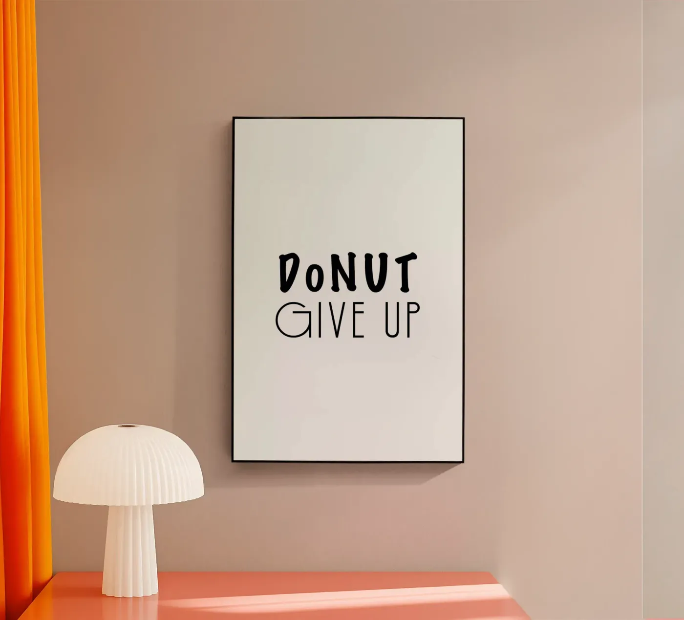 DONUT GIVE UP plexiglass da Ayleen