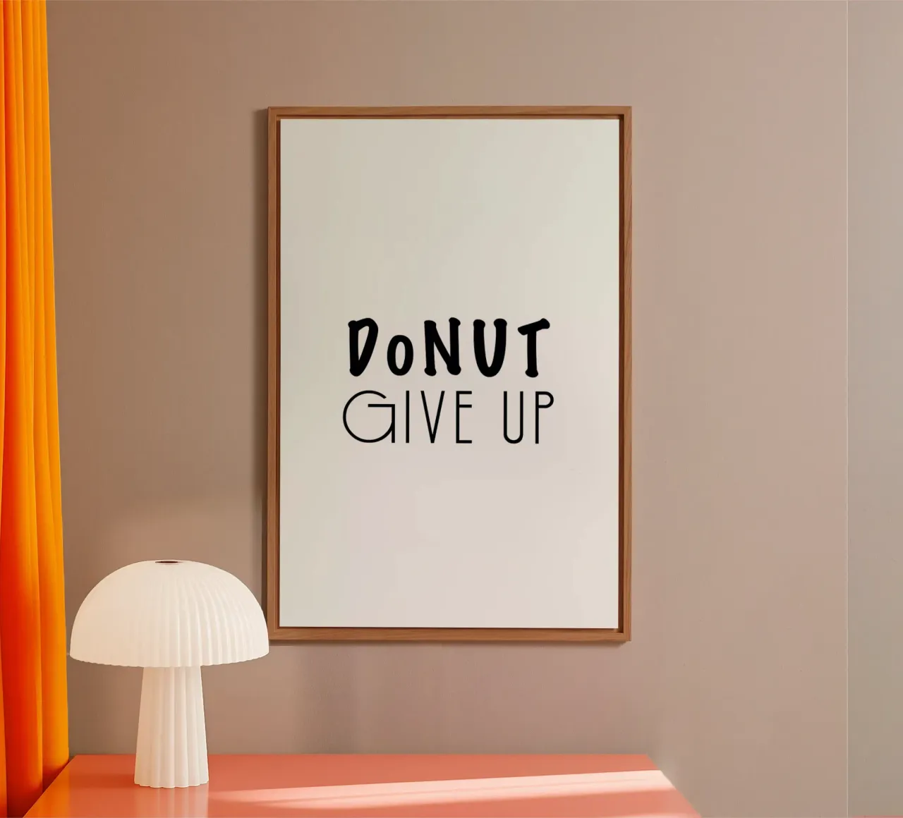 DONUT GIVE UP alluminio dibond da Ayleen