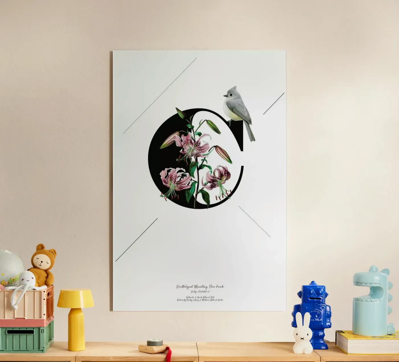 Botanical Alphabet - C plexiglass da Froilein Juno