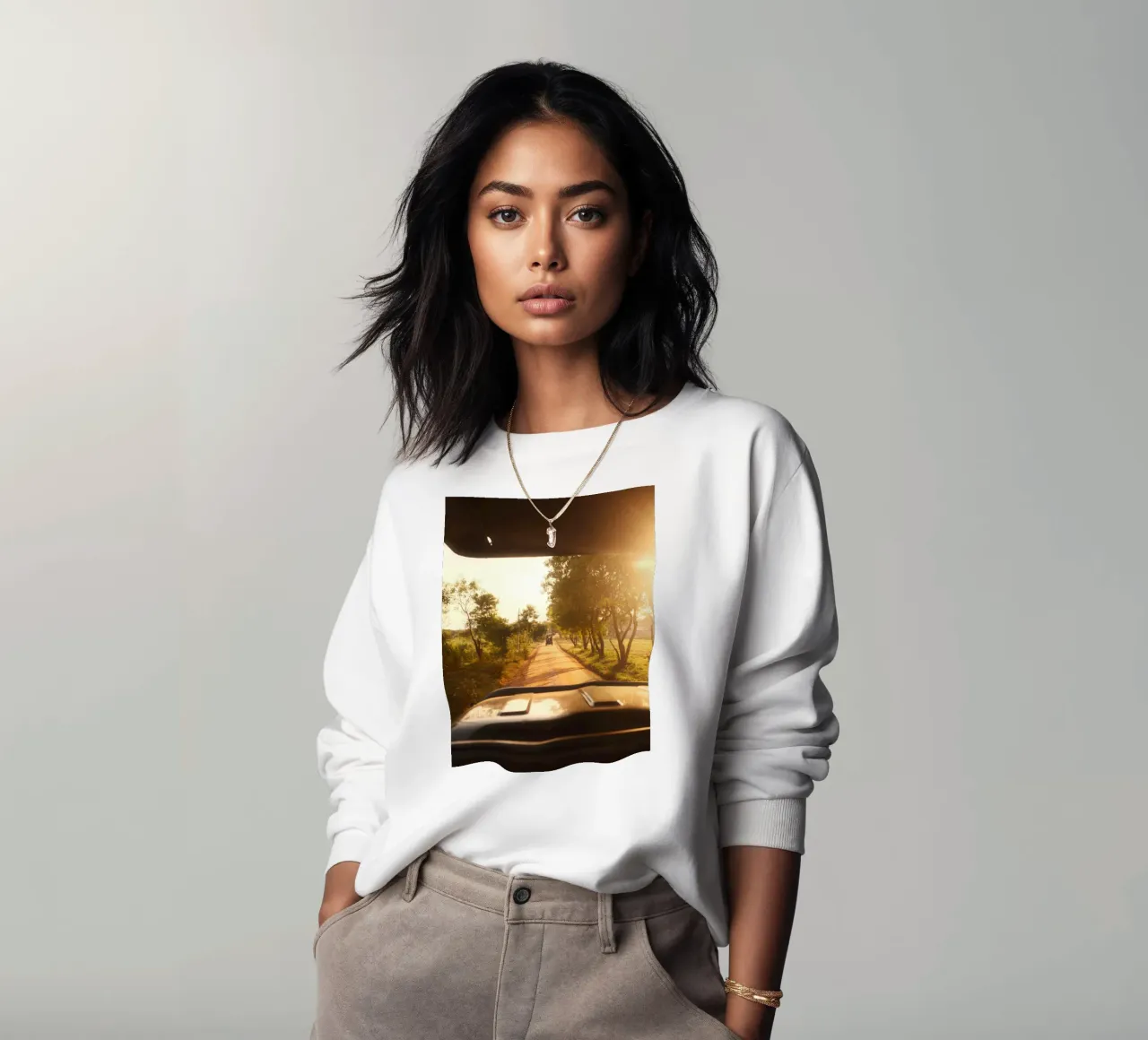 Golden Safari Trails felpa da FujiPrints