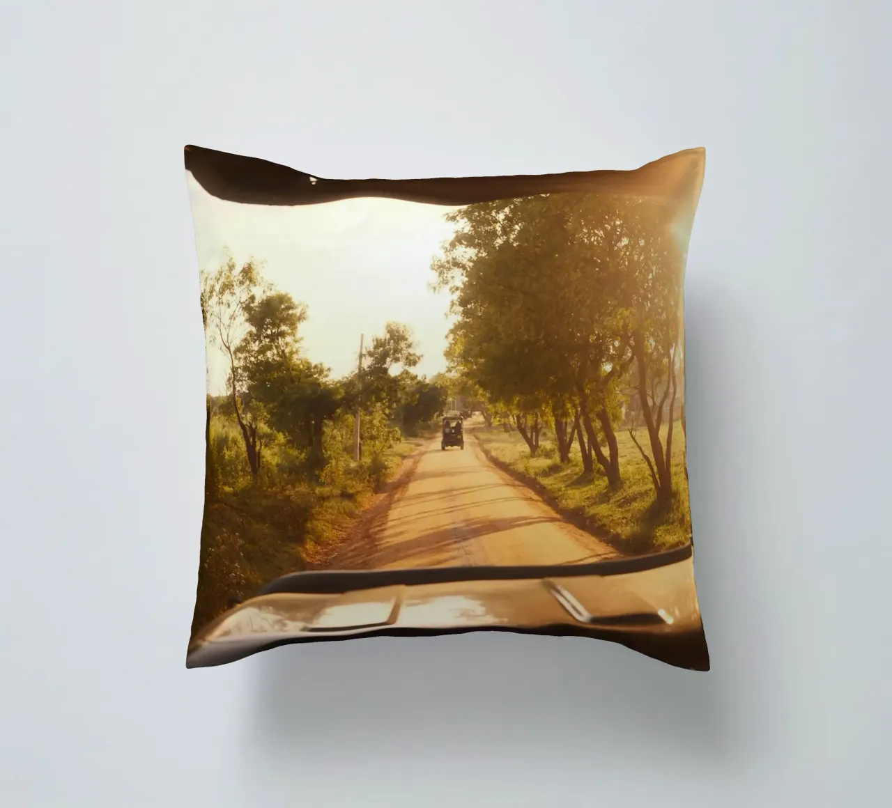 Golden Safari Trails cuscino da FujiPrints